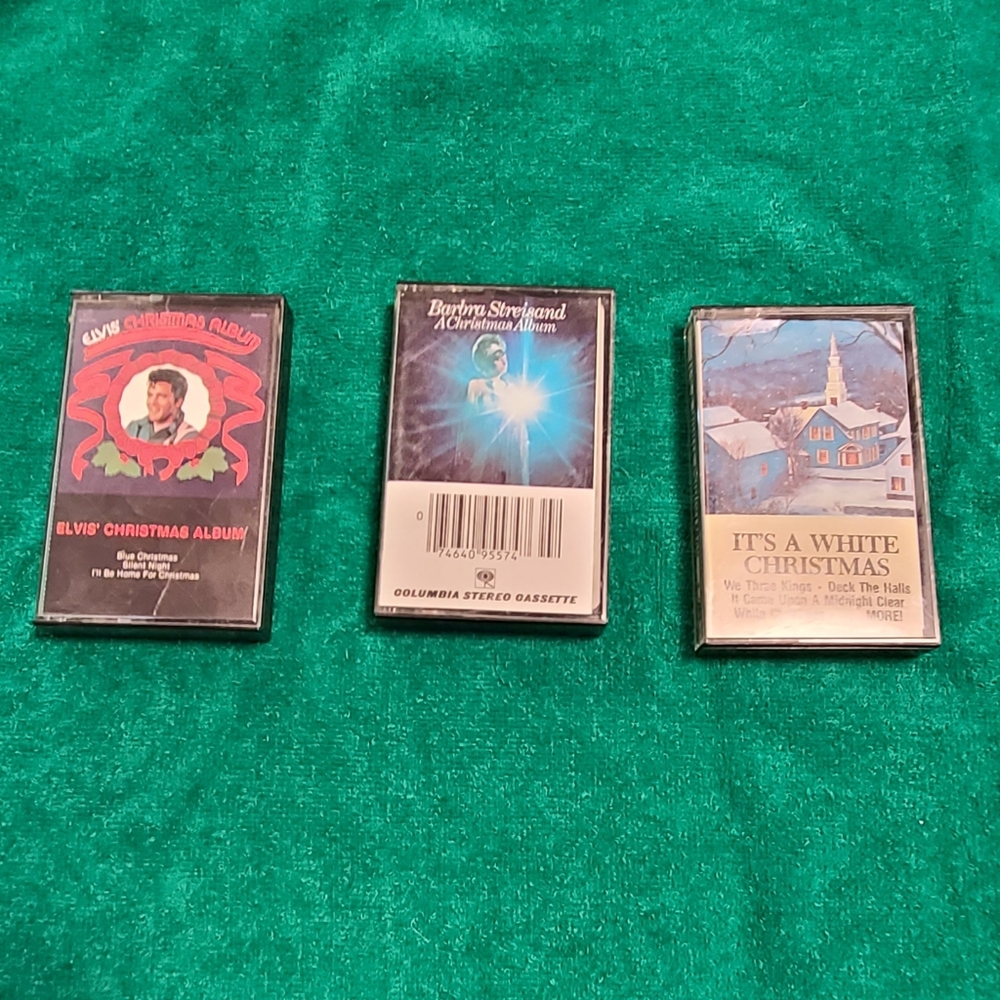 Vintage Christmas Cassettes Bundle ( Set of 3)